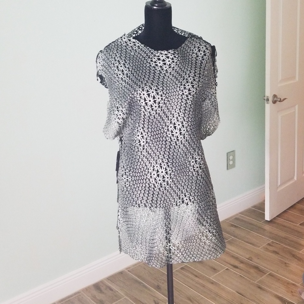 Metallic shirt/dress
